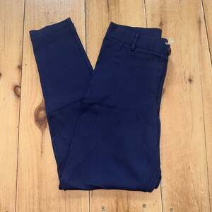 Betabrand Navy Blue Pull On Leggings Medium Petite MP